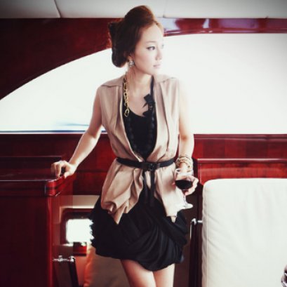 {{SALE!! 399บาท}} [[พร้อมส่ง]] [SZ-221] SZ++กระโปรง++กระโปรงสั้นสีดำผ้าฝ้ายยืด สไตล์บอลลูนไขว้ค่ะ(รุ่นsz1030)