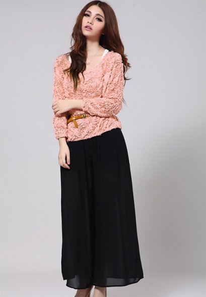  [[*พร้อมส่ง S]] [SZ-3525] Shezyy ++กระโปรง++ กระโปรงยาวสีดำ