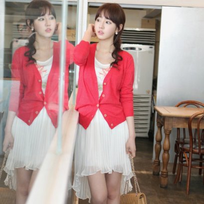      [[*พร้อมส่งM L]] [SZ-3629] Shezyy ++เดรส++ เดรสกระโปรงพลีตสีขาว 