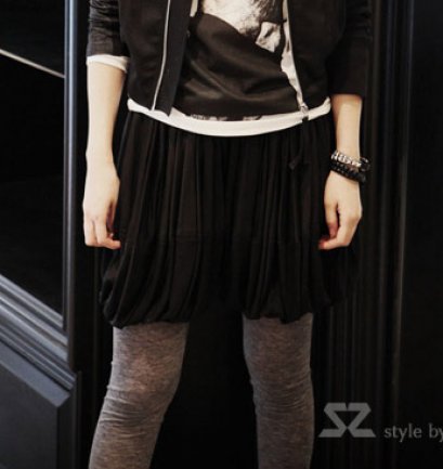  {{SALE!! 499บาท}} [[*พร้อมส่ง F]] [SZ-9240] SZ++กางเกง++กางเกงขาสั้นทรงบอลลูน ผ้ายืดได้นิ่มๆ ปลายขาจั๊มค่ะ