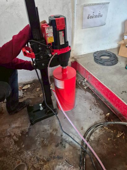 รับงานคอริ่ง เจาะคอนกรีต Corring เจาะคม รูสวย ตรงสเปก