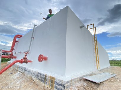 รับสร้างถังเก็บน้ำคอนกรีตเสริมเหล็ก ทั้งบนดินและใต้ดิน