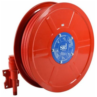 SRI Swing Hose Reel ขนาด1นิ้วx30เมตร พร้อมหัวฉีดปรับฝอย