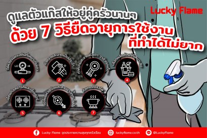ดูแลเตาแก๊สให้อยู่คู่ครัวนานๆ ด้วย 7 วิธียืดอายุการใช้งานที่ทำได้ไม่ยาก