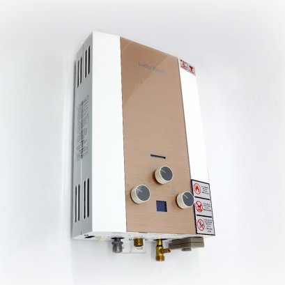 เครื่องทำน้ำร้อนแก๊ส รุ่น GWH-50R Rose ระบบนิรภัย7ชั้น