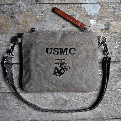 A5 KIT BAG (gray)USMC logo