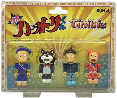 SEGA Tinibiz Joy Ninja Hattori Kun Tainibittsu  Action Figures Set A + B