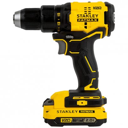 สว่านไร้สาย ไร้แปรงถ่าน 20V Stanley รุ่น SBD710D2K-B1 แบตเตอรี่ 2.0Ah