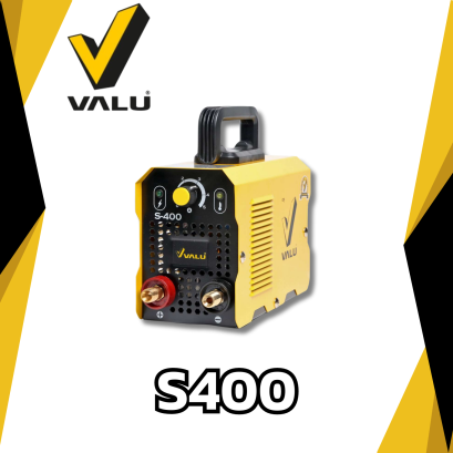 VALU เครื่องเชื่อมระบบอินเวอร์เตอร์แบบอาร์ค รุ่น S400 กระแสไฟเชื่อม 20-105 แอมป์ แรงดันไฟ 220 โวลต์