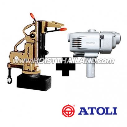 TC10S+TC25 สว่านแท่นแม่เหล็กไฟฟ้าพร้อมฐานเหลี่ยม 2-25 มม.#TC10S+TC25 "ATOLI"