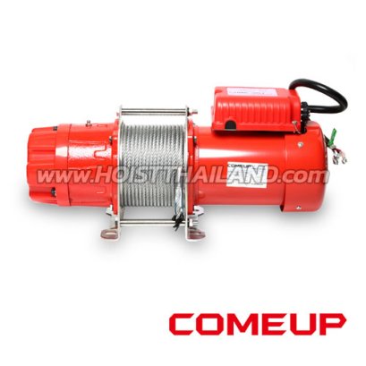 CWG-30075B รอกกว้านสลิงไฟฟ้า ยก 300 กก. มอเตอร์ 1 hp x 4 P ยกสูง 29 ม. COME UP