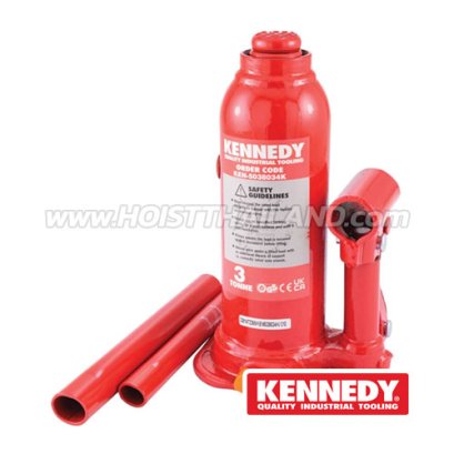 KEN-503-8034K (3 ตัน) แม่แรงกระปุก แม่แรงไฮโดรลิค 3 ตัน KENNEDY Bottle Jacks