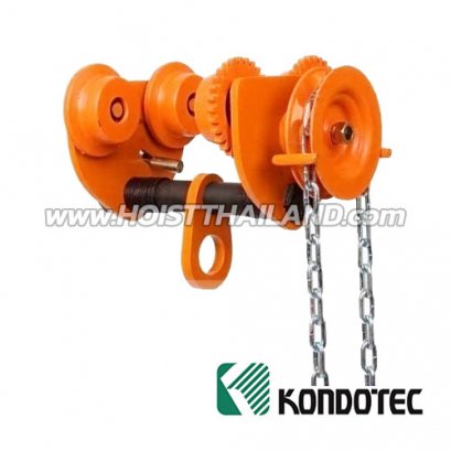 KT-GT10.0T (10 ตัน) รอกวิ่งบนรางมีเกียร์ GEARED TROLLEY (GCL610)