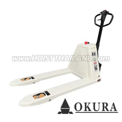 E-OK-BPP02 รถลากพาเลทใช้พลังงานแบตเตอรี่ 24V ขนาด 2 ตัน (2000 กก.) "OKURA"