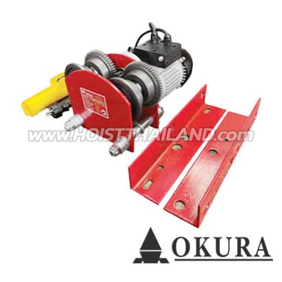 E-OK-PA2-TD1 รอกวิ่งไฟฟ้าสำหรับรอกสลิงไฟฟ้า (สำหรับรุ่น PA2-PA3) "OKURA"