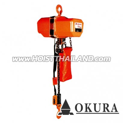 OK-30A-380 รอกโซ่ไฟฟ้า 2 ทิศทาง 3 ตัน 380V OKURA