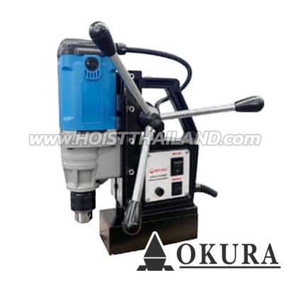 OK-13 สว่านขาแม่เหล็ก 13 มม. 1150W-220V มาพร้อมหัวสว่านใช้กับดอกสว่านทั่วไป-ก้านลด OKURA