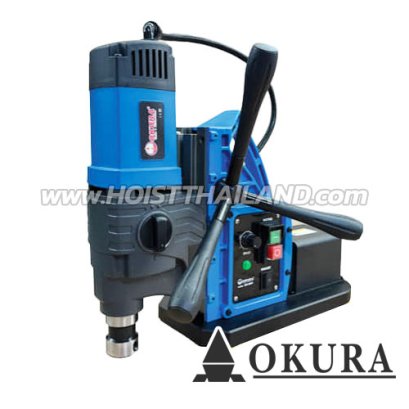 OK-50V สว่านขาแม่เหล็ก 50 มม. 1700 วัตต์ 220V OKURA ใช้กับดอกเจ็ทบอร์ท-ดอกก้านลด-ใช้คู่หัวสว่าน ดูดได้ทุกวัสดุพื้นเรียบ ระบบสูญญากาศ