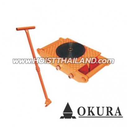 OK-CRA-12 (18 ตัน) เต่าลากเครื่องจักร ล้อโพลียูริเทน OKURA