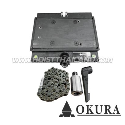 OK-TH250 ฐานสำหรับวางแท่นสว่านขาแม่เหล็ก (ฐานจับกลม) 125x225 มม. ขนาดท่อ 50-250 มม. OKURA