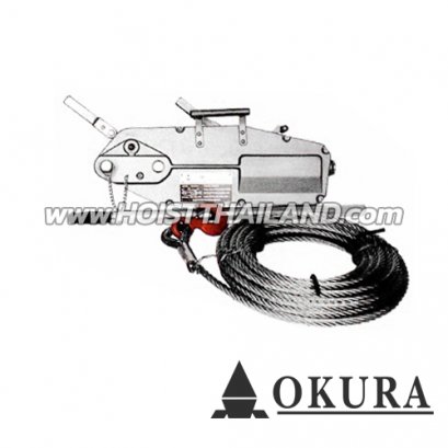 OK-ZNL-5.4 รอกสลิงมือโยก 5.4 ตัน สลิง 20 มม. ยาว 20 ม. OKURA