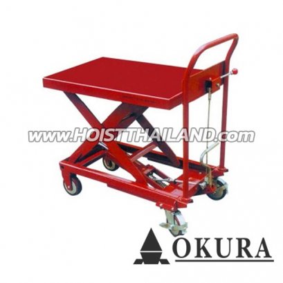 OK-LT-1000 รถโต๊ะยกของ รับน้ำหนัก 1000 กก. OKURA
