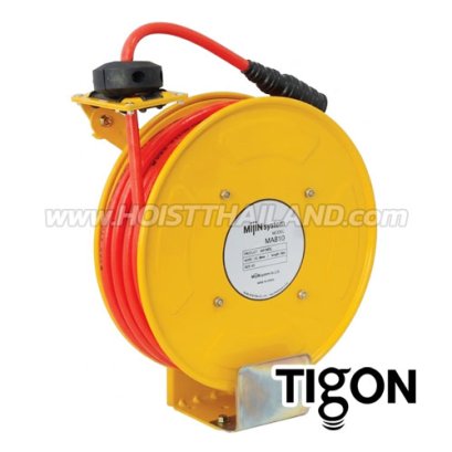 MA610N โรลม้วนเก็บสายลม ไทก้อน (Tigon) ขนาดรูด้านใน 6.5 มม. ขนาดรูด้านนอก 10 มม. ความยาว 10 เมตร แรงดันสูงสุดขณะทำงาน 15 บาร์ เหมาะกับใช้งานในอุตสาหกรรมทั่วไป ผลิตจากประเทศเกาหลี