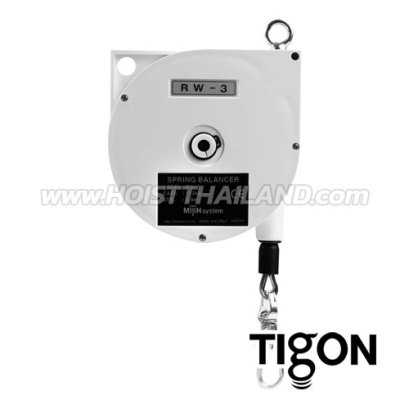 RW-3 รอกสปริงแบบ RETRACTOR ยกได้ 1.0-3.0 กก. "TIGON" มาตรฐานสากลจากประเทศเกาหลี