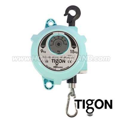 TIGON รอกแขวนแบบสปริง รุ่น TW-15C รับน้ำหนักได้ 9-15 กก. ช่วงดึงใช้งาน 1.6 ม. บาลานเซอร์คุณภาพสูง ผลิตจากเกาหลี (ไทกอน)