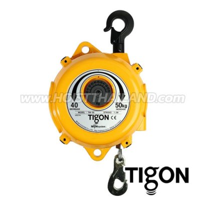 TW-50 รอกแขวนแบบสปริง ยกได้ 40.0-50.0 กก. ระยะยก 1.5 ม. "TIGON" มาตรฐานสากลจากประเทศเกาหลี