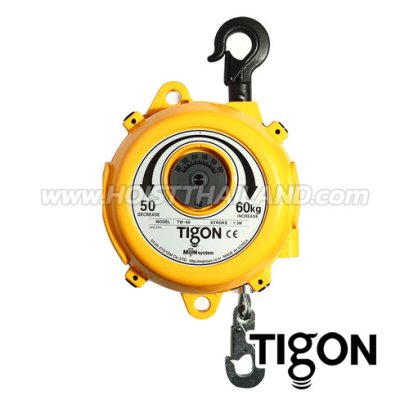 TW-60 รอกแขวนแบบสปริง ยกได้ 50.0-60.0 กก. ระยะยก 1.5 ม. "TIGON" มาตรฐานสากลจากประเทศเกาหลี