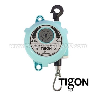 TIGON รอกแขวนแบบสปริง รุ่น TW-9C รับน้ำหนักได้ 4.5-9 กก. ช่วงดึงใช้งาน 1.6 ม. บาลานเซอร์คุณภาพสูง ผลิตจากเกาหลี (ไทกอน)