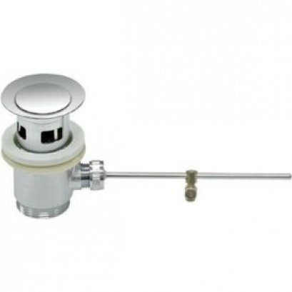 A950399 สะดืออ่างล้างหน้าแบบกด (มีรูน้ำล้น)