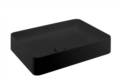 C00342(MBK) อ่างล้างหน้าวางบนเคาน์เตอร์ รุ่น Sensation Rectangle สี Matte Black