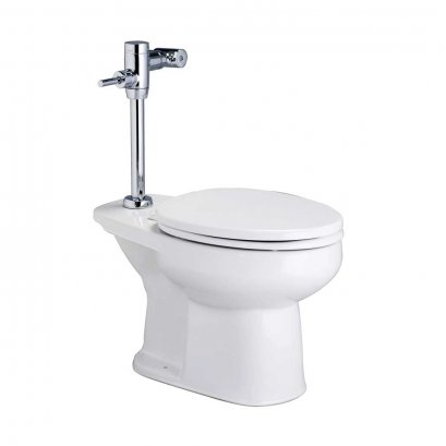 C1441 สุขภัณฑ์ แบบฟลัชวาล์ว (นั่งราบ) รุ่น SHARON+C90055