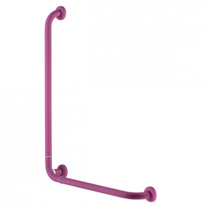 CT0193L/R#VR ราวทรงตัวรูปตัวแอล ขนาด 60x40 ซม.สีชมพูเข้ม รุ่น SOFT