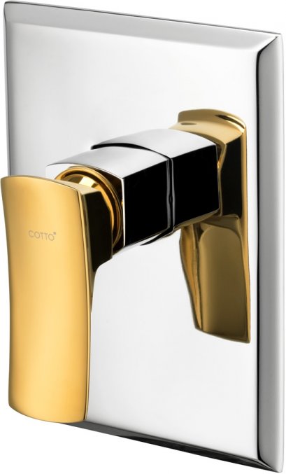 CT1224A#CG วาล์วเปิด-ปิดน้ำแบบก้านโยก(สีโครมทอง) รุ่น THANTARA