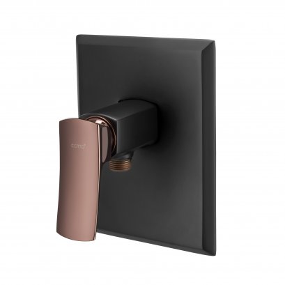 CT1224A#BLBR วาล์วเปิด-ปิดน้ำแบบก้านโยก(สีดำน้ำตาล) รุ่น THANTARA