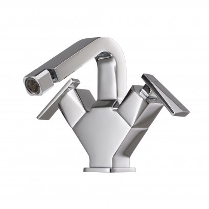 CT2122C31 ก๊อกผสมโถบิเด้โมโนบลอค พร้อมสะดือแบบป๊อบอัพและสายน้ำดี รุ่น GLACIER