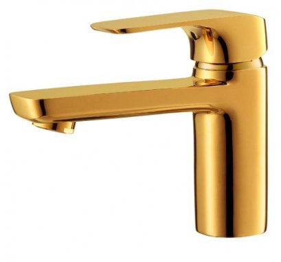 CT2123A#GR ก๊อกผสมอ่างล้างหน้าแบบก้านโยกพร้อมสะดือป๊อบอัพและสายน้ำดี รุ่น SCIROCCO SENSE