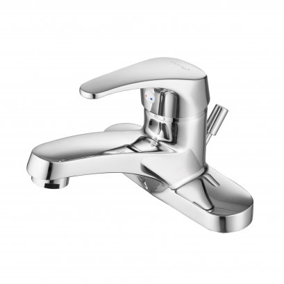 CT2170A ก๊อกผสมอ่างล้างหน้าแบบก้านโยก ชนิดเซ็นเตอร์ 4 นิ้ว พร้อมสะดือป๊อปอัพ รุ่น ARONA V_ยกเลิก