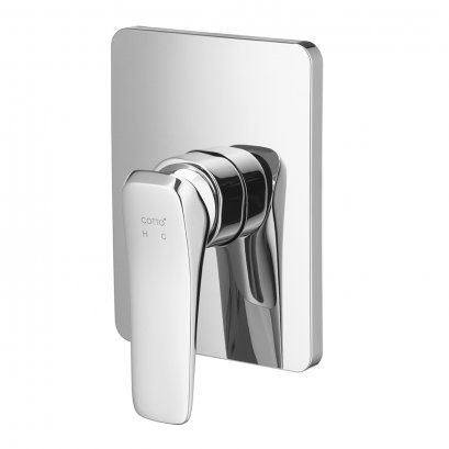 CT2303A วาล์วผสมเปิด-ปิดน้ำแบบก้านโยก ชนิดฝังผนัง รุ่น X-Posh