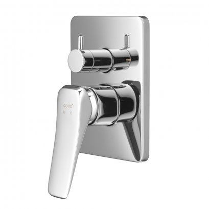 CT2304A วาล์วผสมเปิด-ปิดน้ำแบบก้านโยก ชนิดฝังผนัง พร้อมวาล์วเปลี่ยนทิศทางน้ำ รุ่น X-Posh