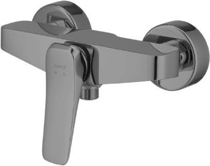 CT2306A#BN2 ก๊อกผสมยืนอาบน้ำแบบก้านโยก(สีแบลคโครม) รุ่น X-POSH