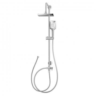 CT623Z95Z89 ชุดฝักบัวยืนอาบ ประกอบด้วยฝักบัวสายอ่อน 3 FN.ฝักบัวก้านแข็งขนาด 8X8 &quot;พร้อมสายน้ำดี 1 ม.