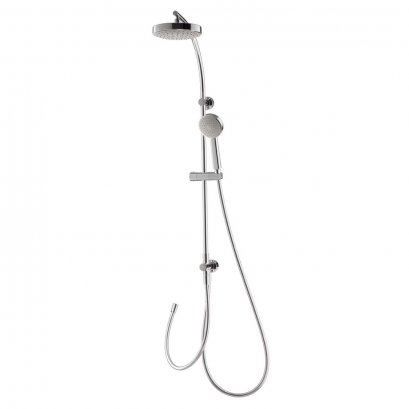 CT628 ชุดฝักบัวสายอ่อน 1 FN.และฝักบัวก้านแข็งขนาด 7.2 &quot; พร้อมวาล์วเปลี่ยนทิศทางน้ำและสายน้ำดี