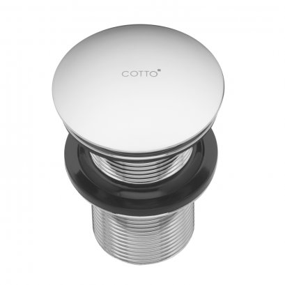 CT665N(HM) สะดืออ่างล้างหน้าแบบกด (ไม่มีรูน้ำล้น)