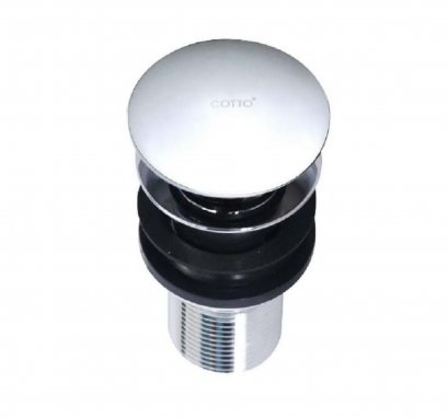 CT665#DG(HM) สะดืออ่างล้างหน้าแบบกด รุ่น Geo สีเทา