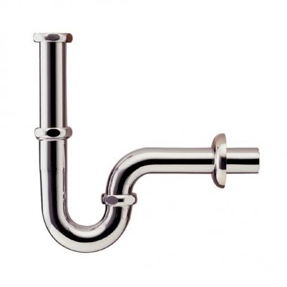 CT683(HM) ท่อน้ำทิ้งอ่างล้างหน้ารูปตัว P ยาว 24 cm