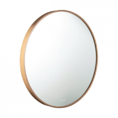 MF010GD กระจกเงากรอบโลหะสีทอง ขนาด Ø600 mm